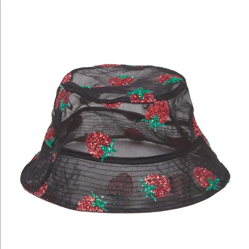 Lirika Matoshi strawberry bucket hat